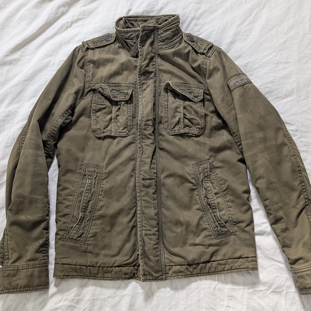 Abercrombie & Fitch Sawtooth Military Field Jacket XL